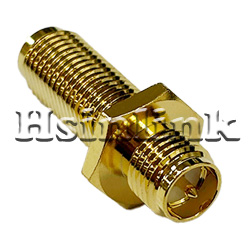 HS-SMAF Bulkhead To RP-SMAF Adapter (18G)